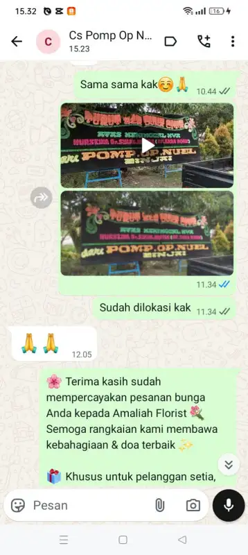 Testimonial Papan duka BANGKA